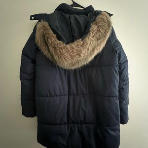 Xs navy blue coat